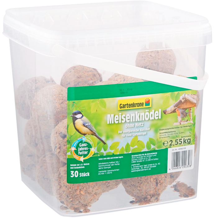 Gartenkrone Meisenknödel 30 Stück, 2,55 kg, 53341